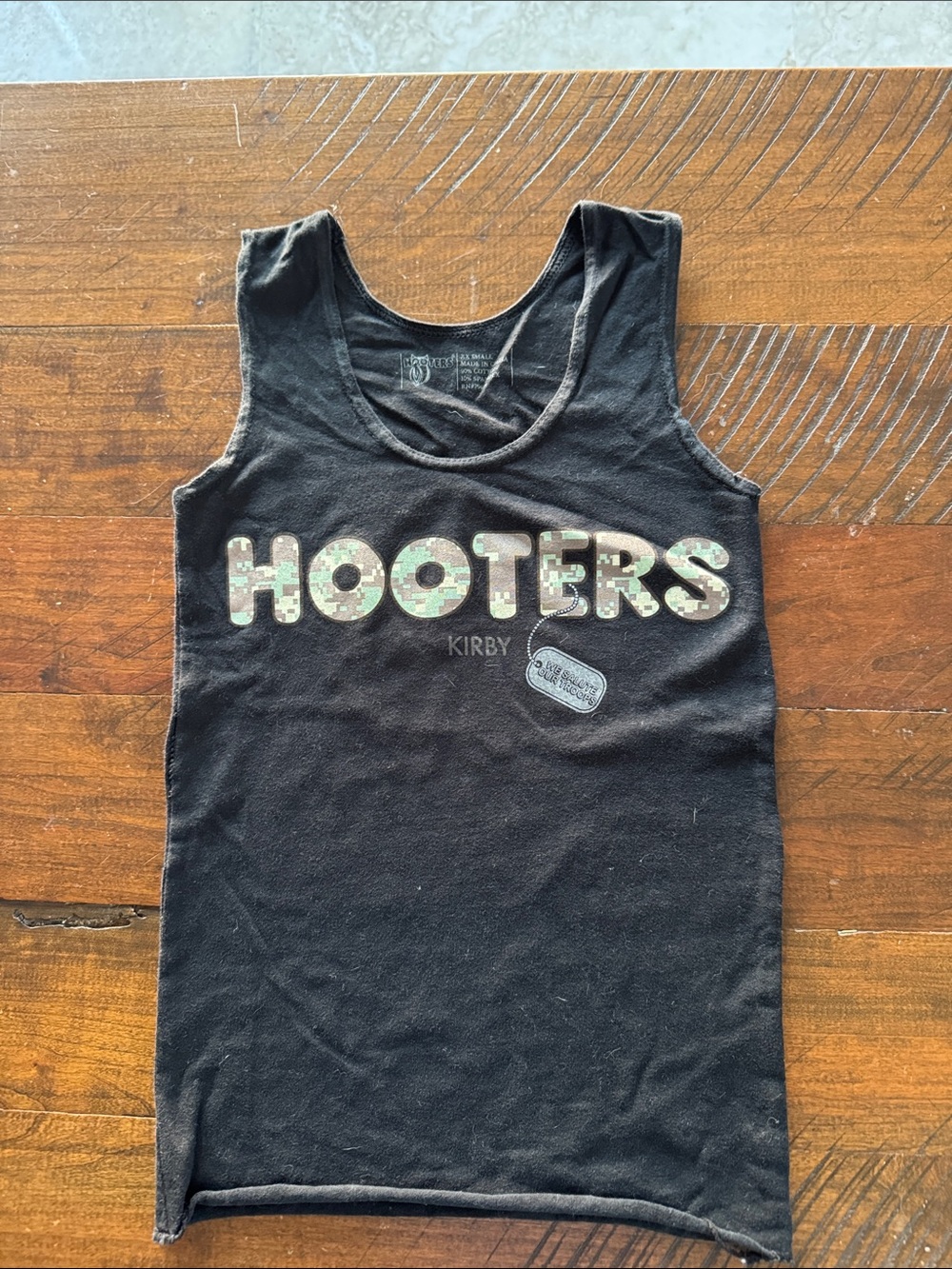 Hooters Girl Black Graphic Tank Top